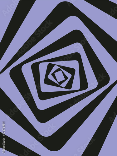 Hypnotic Geometric wavy background. Vector illustration, abstract background. Design template.