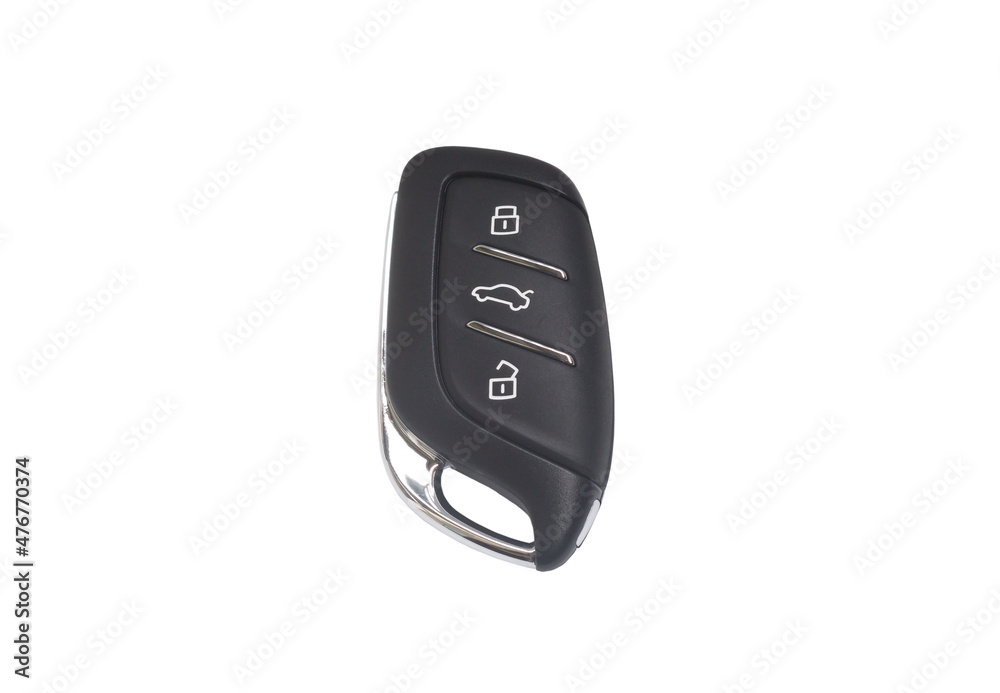 digital car key remote control with unlockable and lockable buttons isolated on white background digital car key remote control with unlockable and lockable buttons isolated on white background