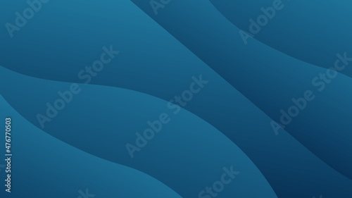 Abstract blue wave background. dark blue abstract Decorative illustration waves design on high-resolution images