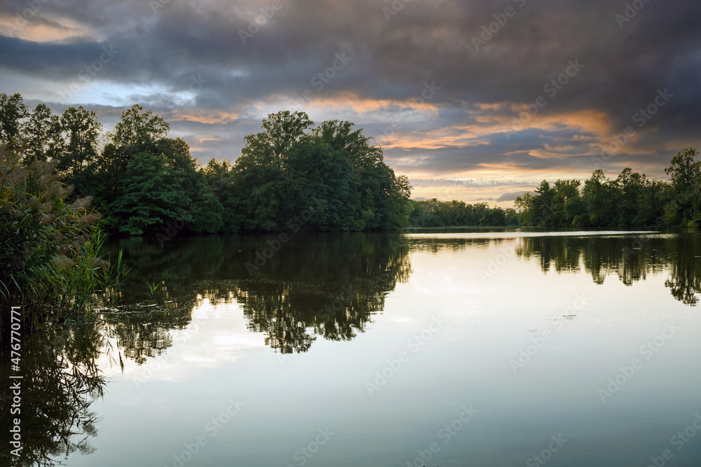 Millhurst Pond Sunset
