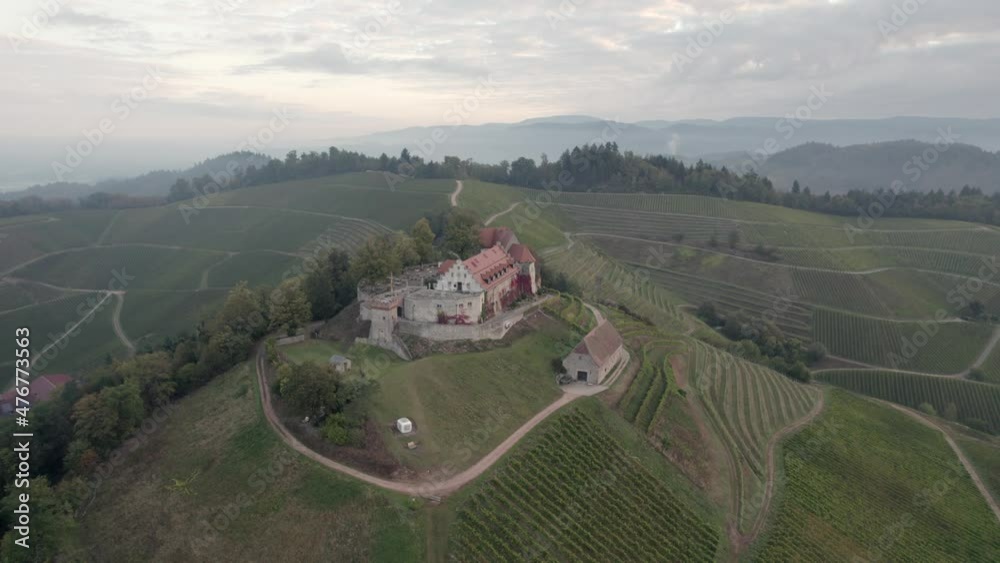 custom made wallpaper toronto digitalAerial view of a beautiful building in the middle of vineyards