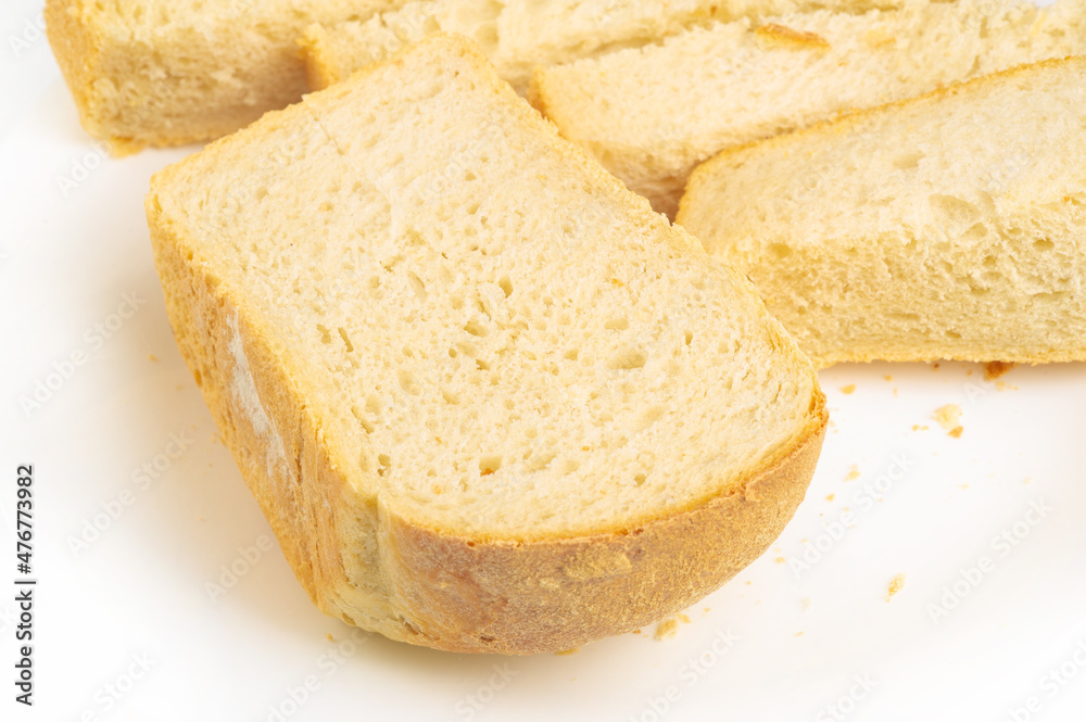 Bread. A food product baked from flour. Without further ado, regular bread