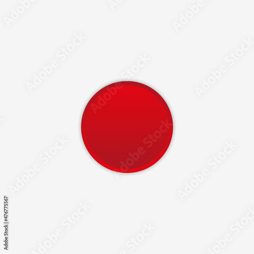 Free Download red volumetric button in neomorphism, neumorphism style. Designed for websites, mobile apps and other developers. Vector illustration - GFXLoad