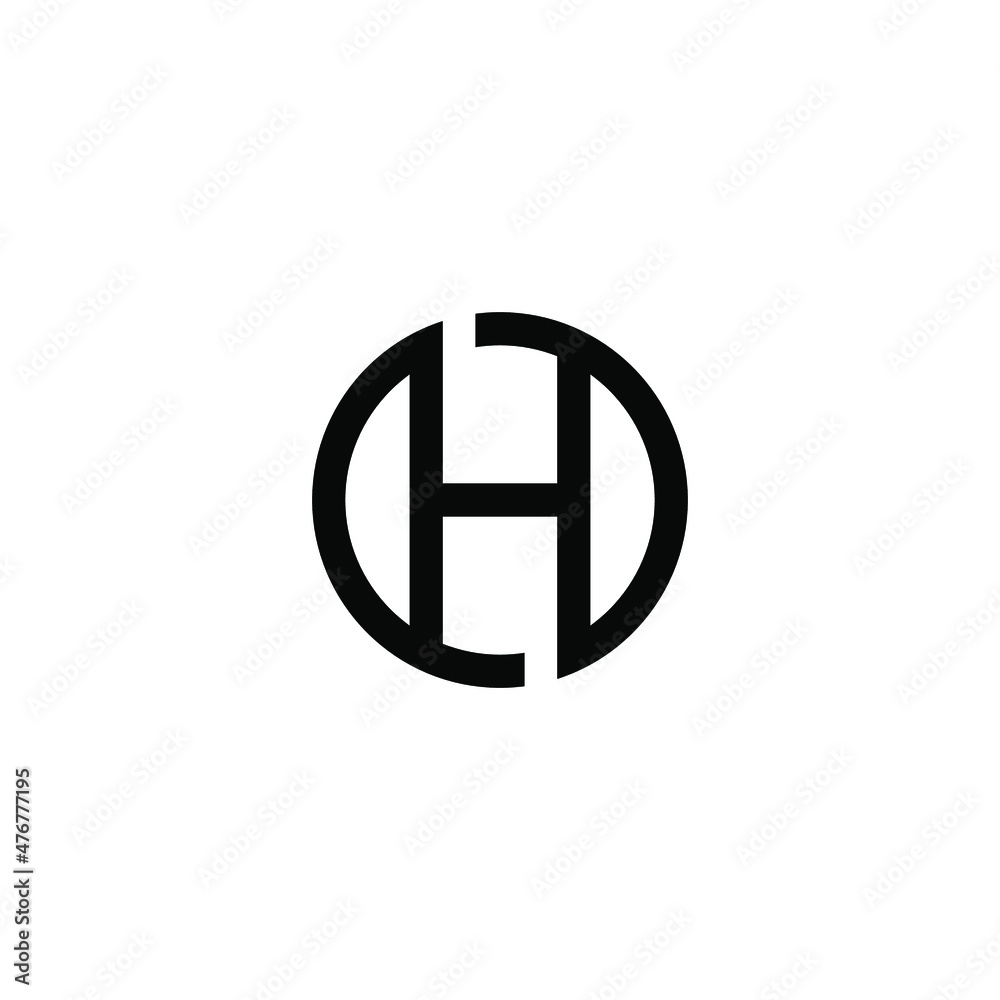 initial H logo design initial H logo design