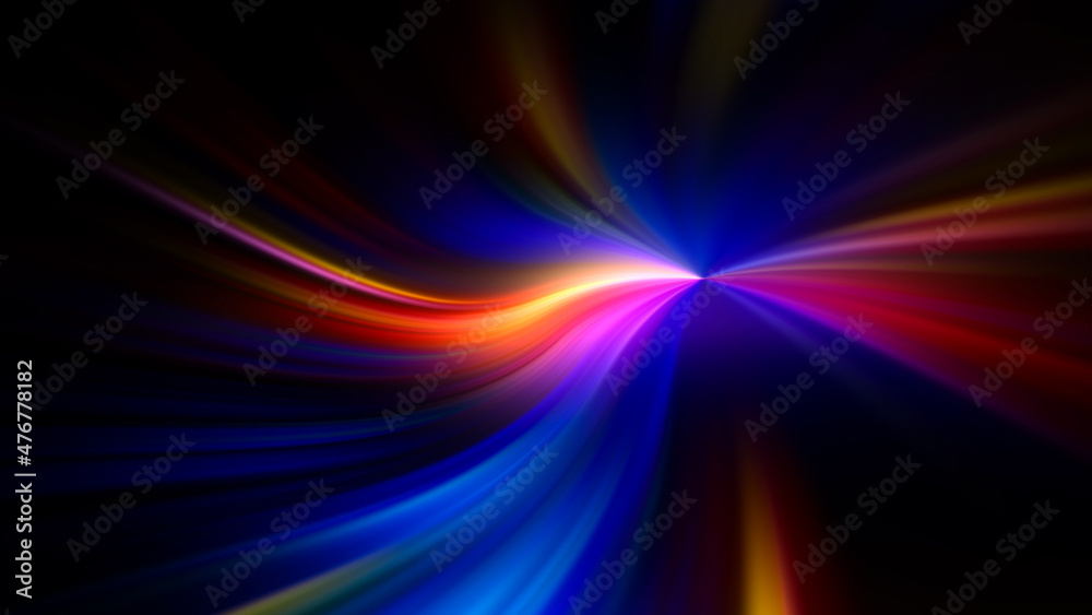 Abstract background red blue ink blur speed exposure lines motion