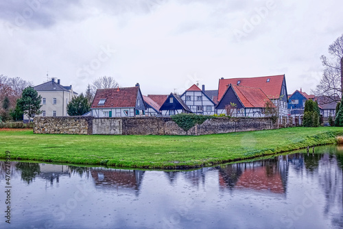 Historisches altes Dorf in Westerholt in Herten