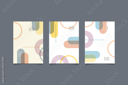 abstract mosaic geometric design cover collection