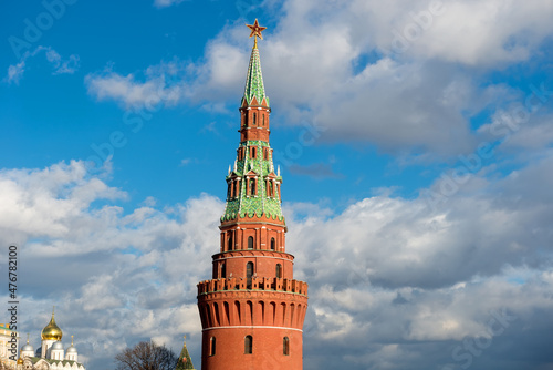 Kind to the Moscow Kremlin, Grand Kremlin Palace and Vodovzvodnaya (Sviblova) Tower