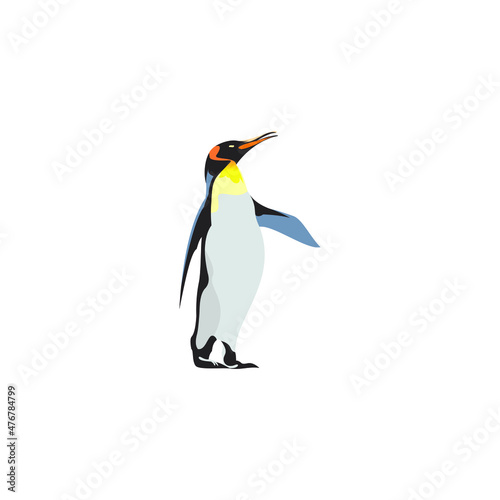 funny penguin illustration logo inspiration