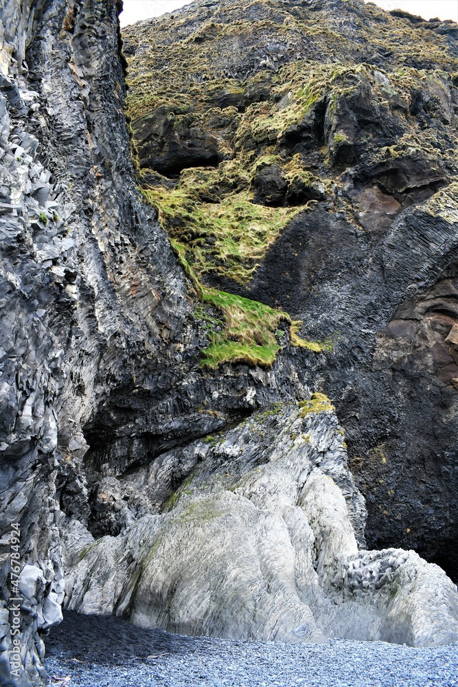 Unique rock formations in Iceland Unique rock formations in Iceland