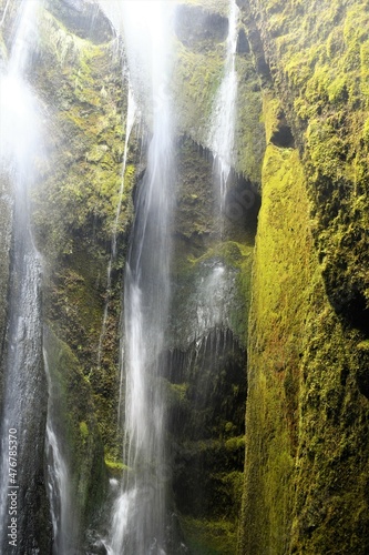 Gljúfrabúi waterfall in Iceland  photo