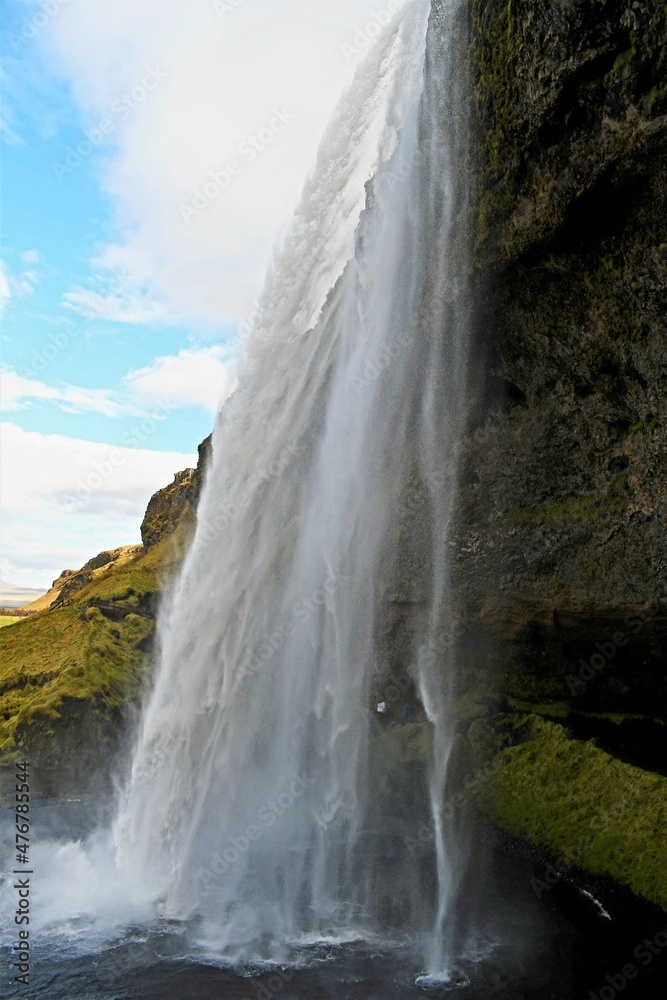 Seljalandsfoss waterfall in Iceland Seljalandsfoss waterfall in Iceland