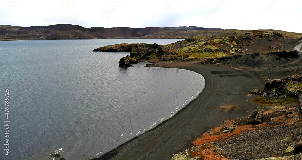 Kleifarvatn lake in Iceland 