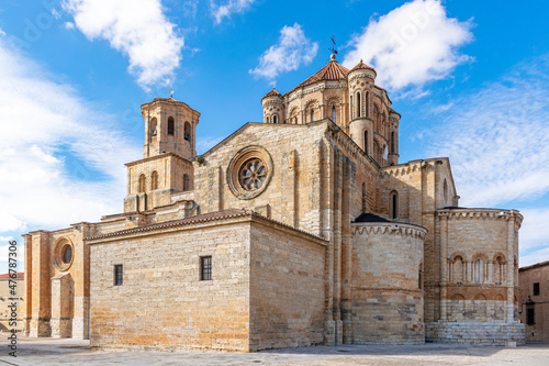 Cathedral of the city of Toro in the province of Zamora, Spain.Colegiata de Santa María la Mayor. photo