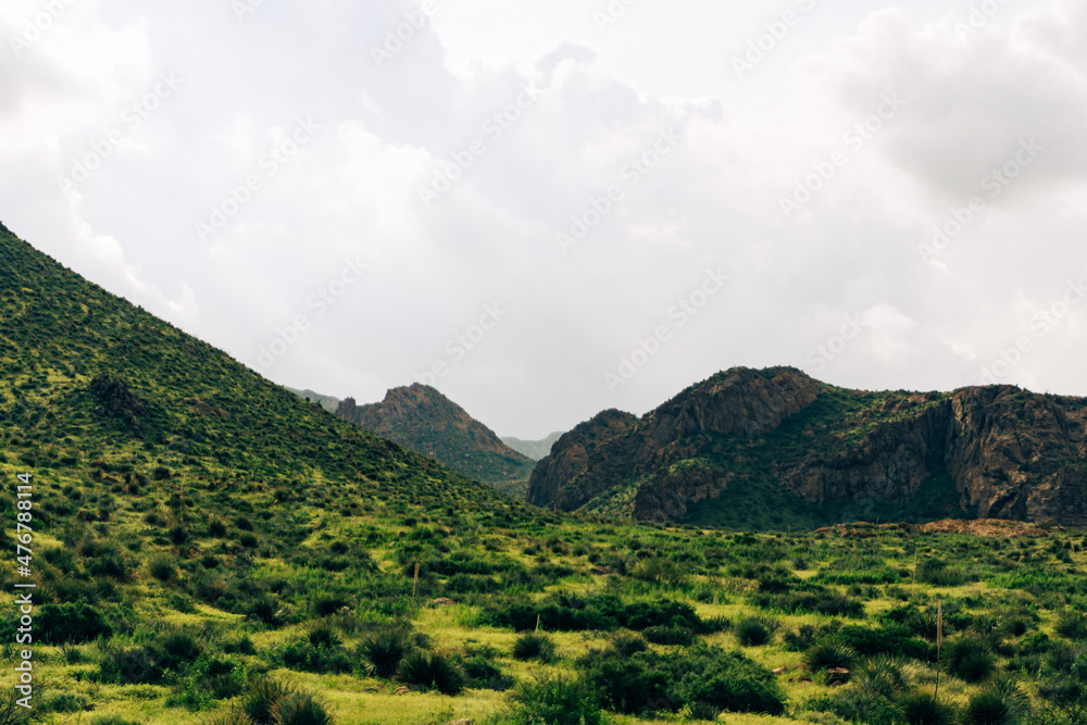 landscape with clouds