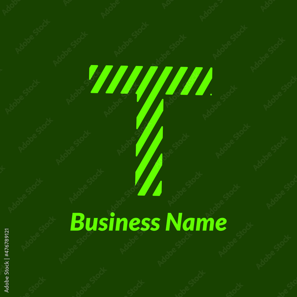 Letter T Strip for Business Logo Design 