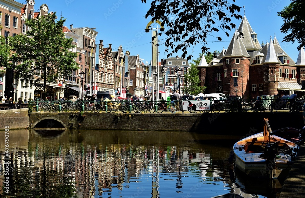 Beautiful canal and architectural view