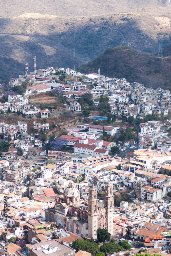 Ciudad de Taxco, estado de Guerrero, pais de Mexico o Mejico