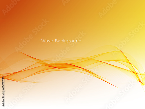 Decorative design modern pattern with stylish smooth color wave background