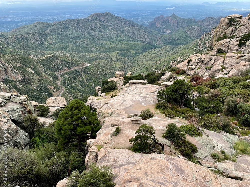 Mount Lemmon mountain on the North side of Tucson AZ