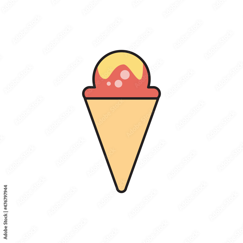 ice cream icon design vector templates white on background ice cream icon design vector templates white on background