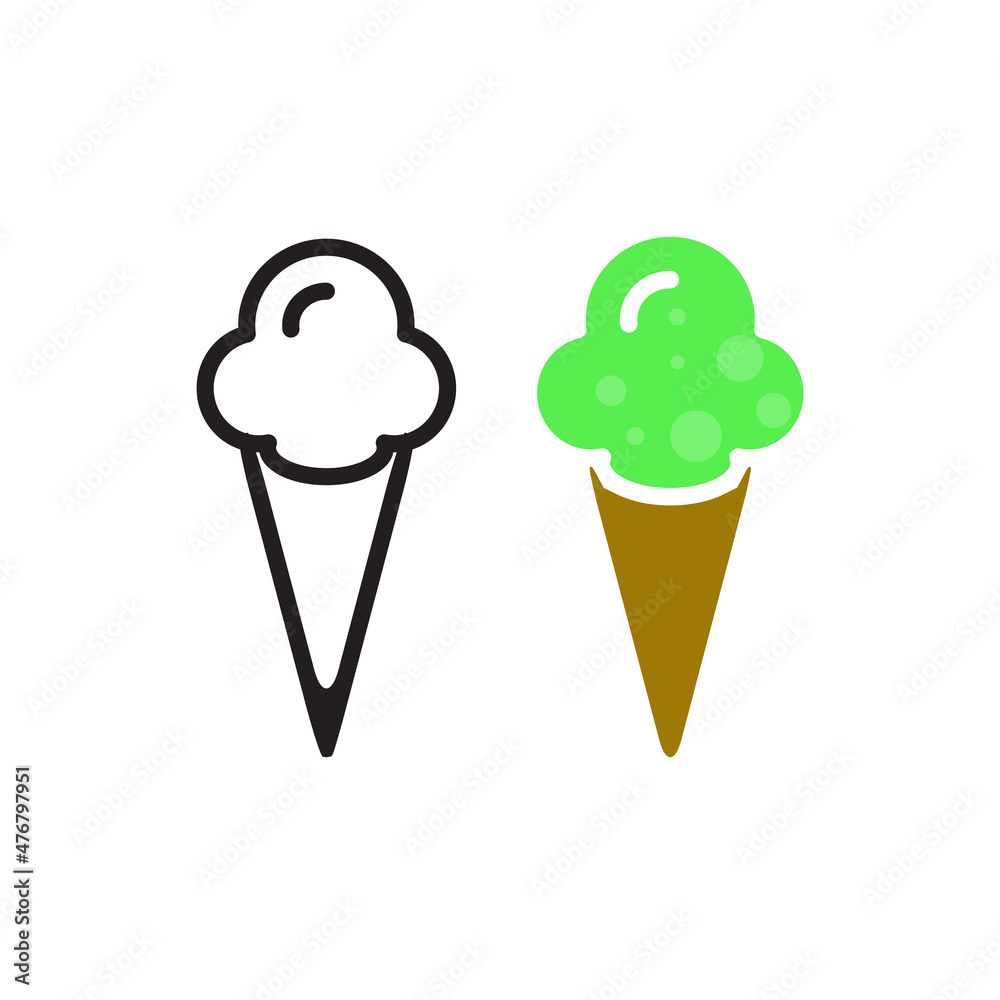 ice cream icon design vector templates white on background ice cream icon design vector templates white on background