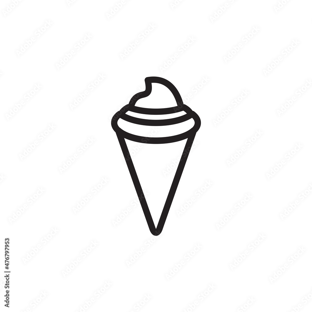 ice cream icon design vector templates white on background ice cream icon design vector templates white on background