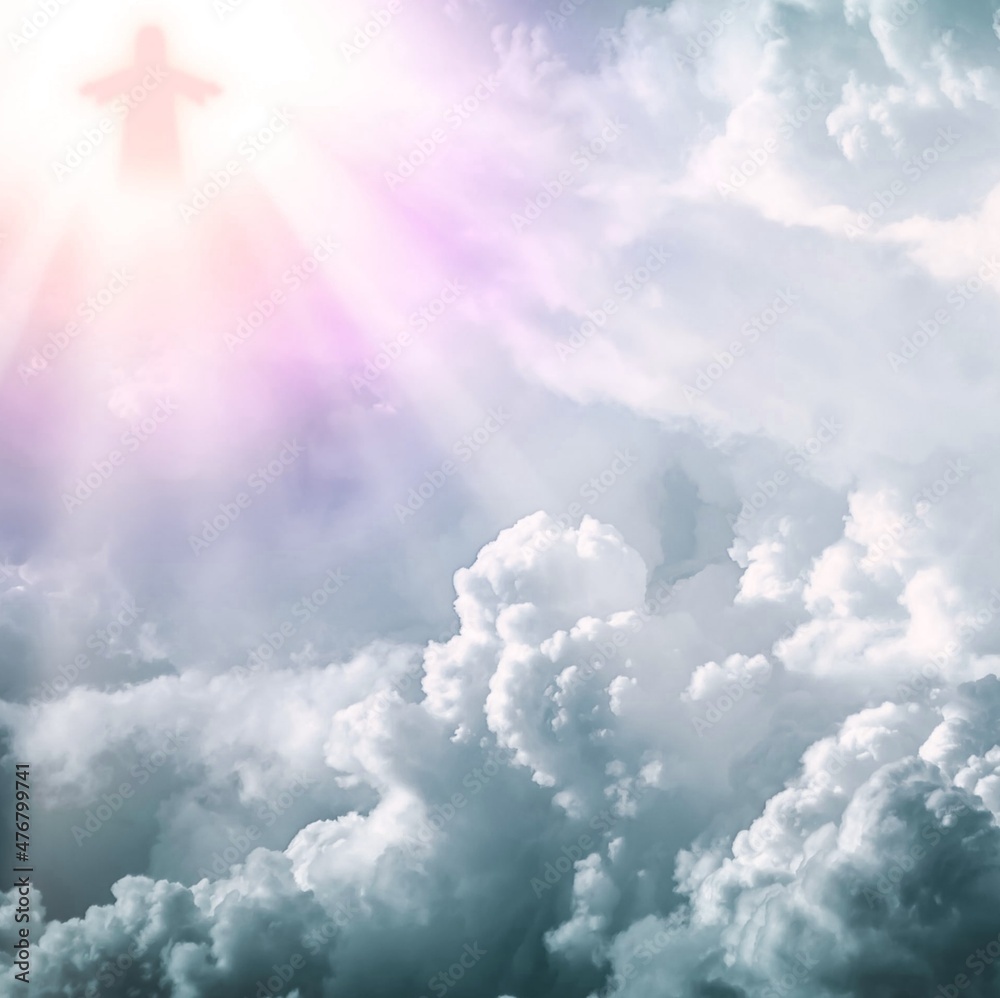 Fototapeta premium 3d render illustration, Amazing and unique picture of Divine Light