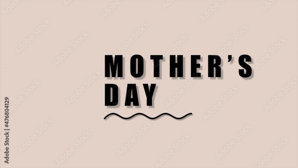 Mothers Day with black line on fashion background, motion holidays, fashion and Mothers day style background Mothers Day with black line on fashion background, motion holidays, fashion and Mothers day style background