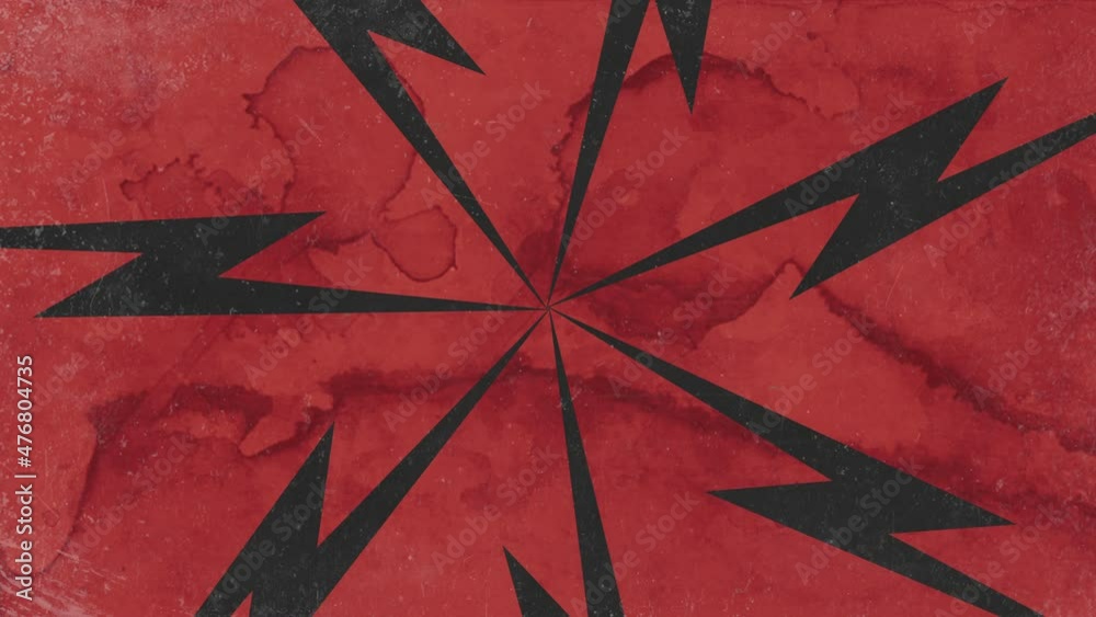 Black thunderbolts pattern with grunge texture, abstract grunge, hipster and retro style background