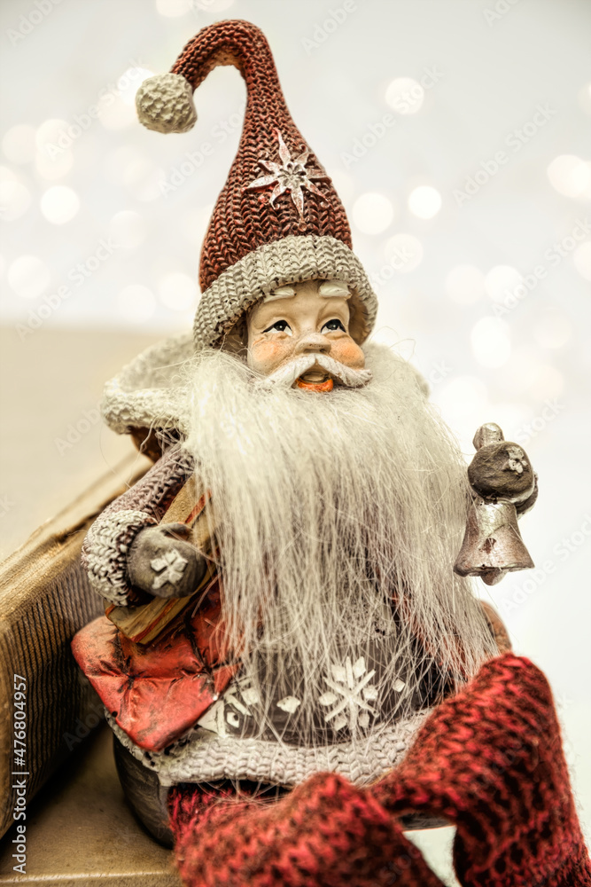 Saint Nicholas vintage holiday toy figurine	