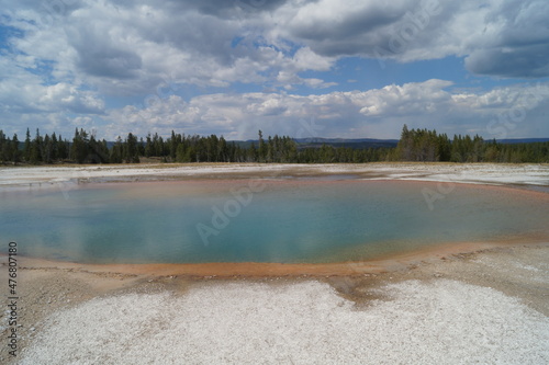 Thermal pool at Yellowstone National Park
