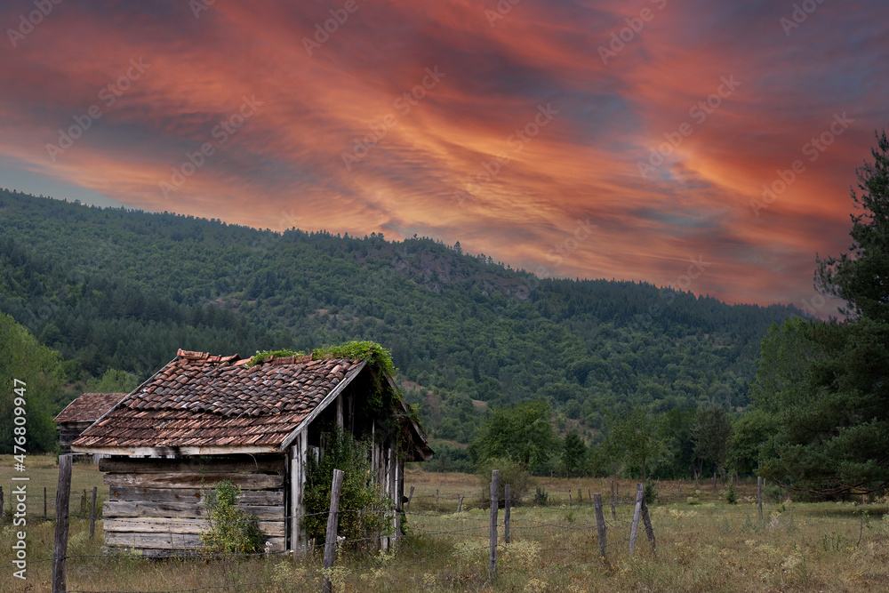old house in mountains old house in mountains