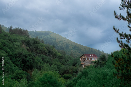 village house in the mountains