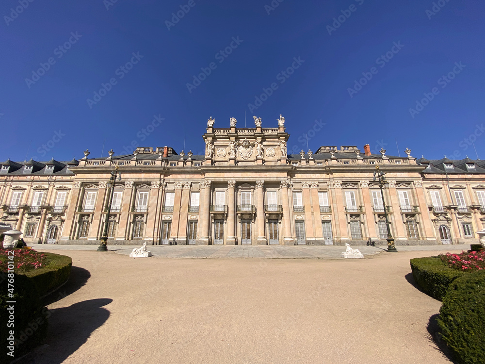 Obraz premium Edificio antiguo estilo barroco, La Granja, España