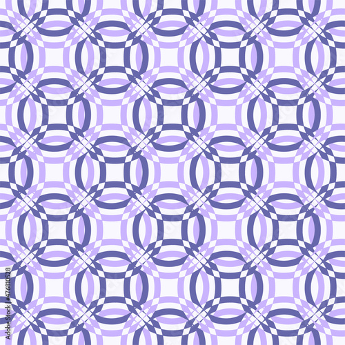 Seamless very peri color geometric pattern vector