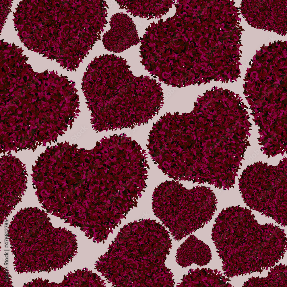 seamless texture with hearts seamless texture with hearts