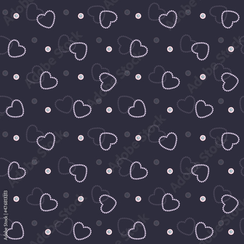 Love texture - seamless pattern with hearts. Tie Dye Wash. brush strokes on a white background. Romantic decorative background for Valentine's day gift paper, wedding decor or fabric textile.
