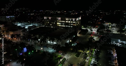 Wallpaper Mural Aerial drone video footage Boca Raton FL USA Torontodigital.ca