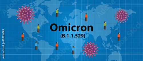 omicron new virus variant of covid-19 mutation spread world wide map