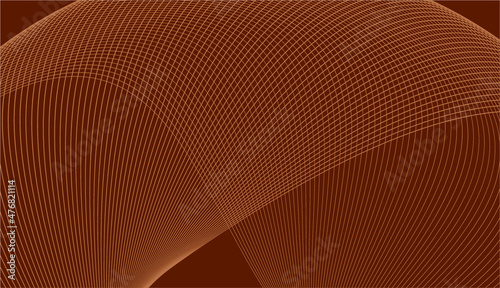 Brown Psychedelic Linear Wavy Backgrounds
