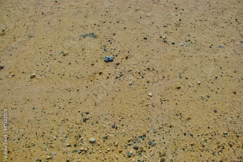Close up of Desert Earth Located In California 