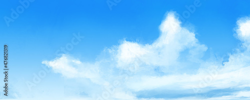 sunny day anime cloud painterly 2