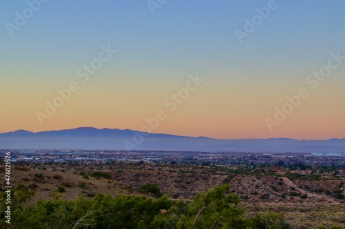Mojave Desert Landscape Located in Southern California During Sunset © Brandon Joseph