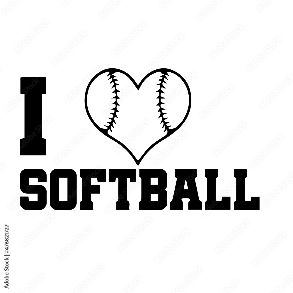 i love softball sports inspirational quotes, motivational positive ...