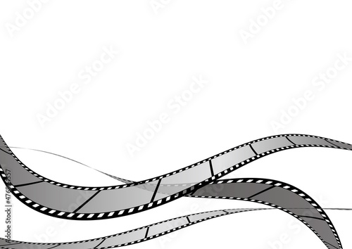 写真のフィルムのフレーム　銀塩写真のイメージ