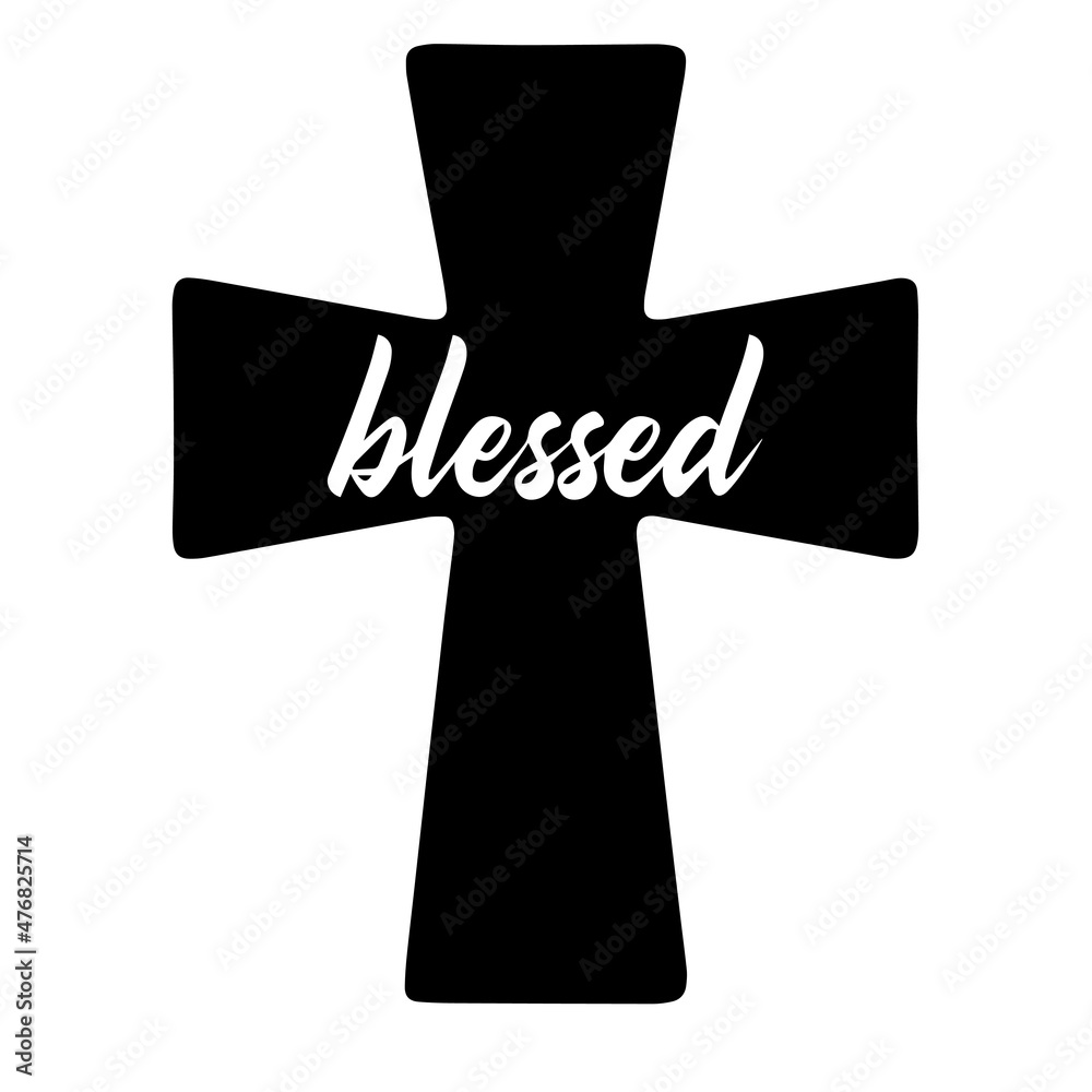 blessed cross icon inspirational quotes, motivational positive quotes ...