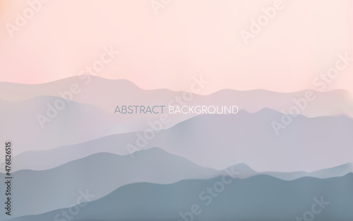 Abstract colorful fluid gradient landscape background with text, can be use for Cover, Flyer, Presentation, Advertising, Business, Banner, Backdrop, Website, Landing Page and Mobile Usage.
