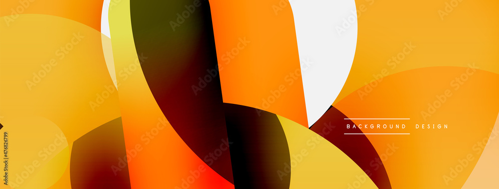 Circle abstract background. Vector illustration for wallpaper banner background card or landing page