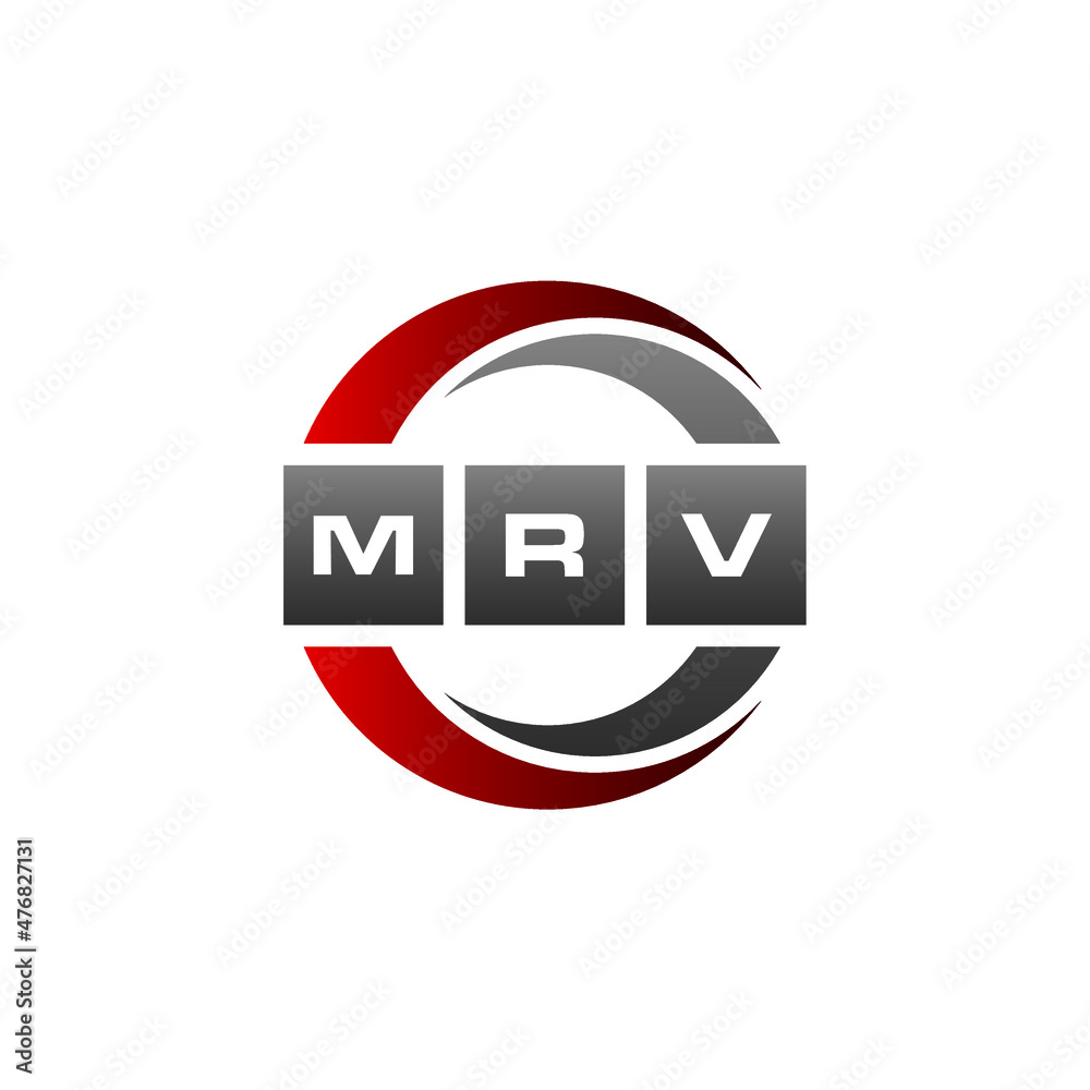 Fototapeta premium MRV Letter Initial Logo Design Template Vector Illustration